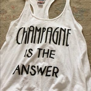 Champagne is answer Tank